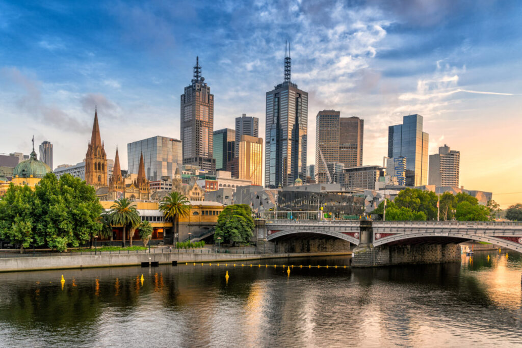 Melbourne's Central business district Melbourne's Central business district
