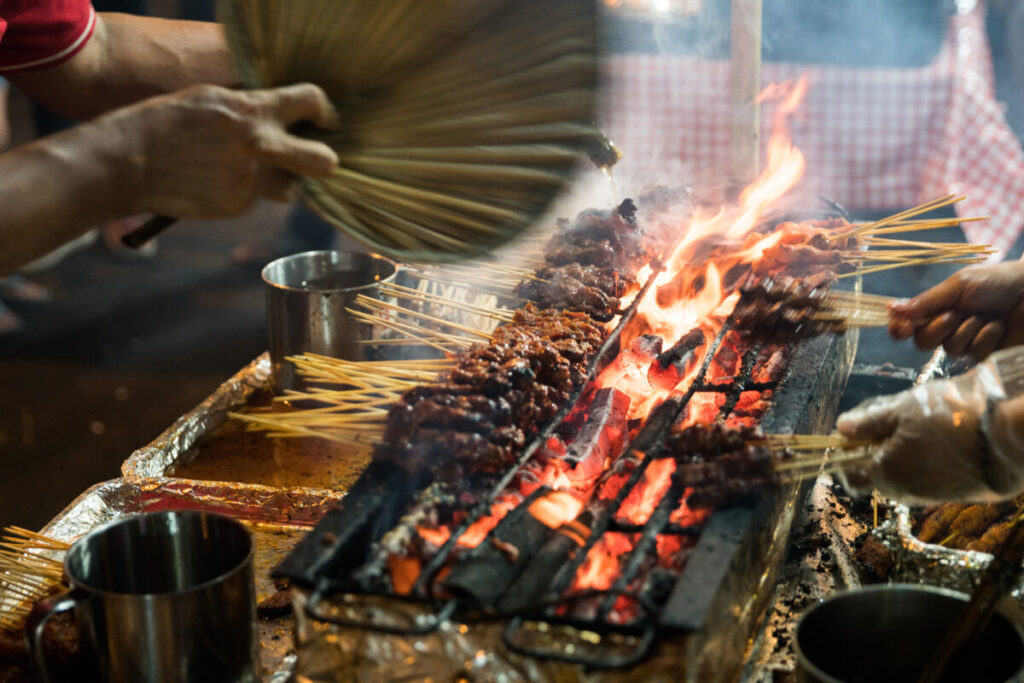 Singapore's Satay Street food market